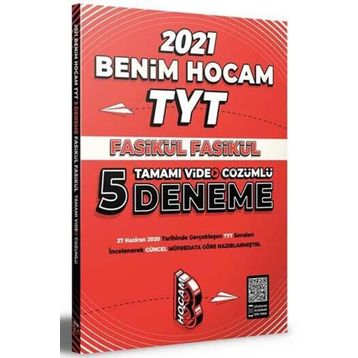 TYT Fasikül Fasikül Tamamı Video Çözümlü 5 Deneme Sınavı - Benim Hocam Yayınları