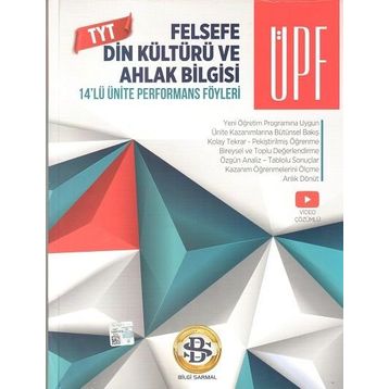TYT Felsefe Din Kültürü ve Ahlak Bilgisi Ünite Performans Föyleri - Bilgi Sarmal Yayınları