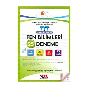 TYT Fen Bilimleri 15 Deneme Maraton Serisi Tandem Yayınları
