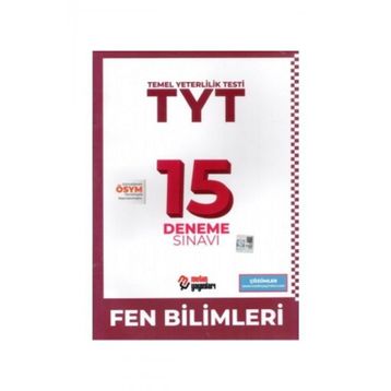 TYT Fen Bilimleri 15 Deneme Sınavı Metin Yayınları