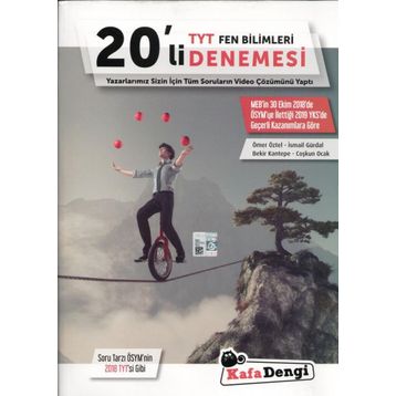TYT Fen Bilimleri 20'li Deneme Seti - Kafa Dengi Yayınları