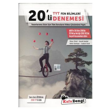 TYT Fen Bilimleri 20'li Deneme Seti - Kafa Dengi Yayınları