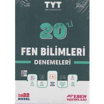 Tyt Fen Bilimleri 20'li Denemeleri - Esen Yayınları