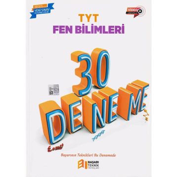 TYT Fen Bilimleri 30 Deneme Başarı Teknik Yayınları