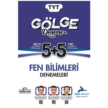 TYT Fen Bilimleri Gölge Deneme - Paraf Yayınları