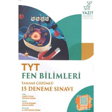 TYT Fen Bilimleri Tamamı Çözümlü 15 Deneme Sınavı Yazıt Yayınları