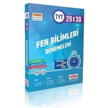 TYT Fen Bilimleri Video Çözümlü 20x30 Brans Deneme Nego Yayınları