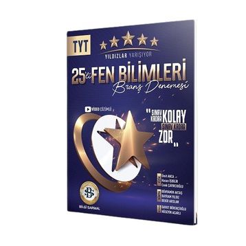 TYT Fen Bilimleri Yıldızlar Yarışıyor 25'li Branş Denemesi Bilgi Sarmal Yayınları
