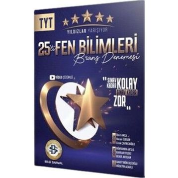 TYT Fen Bilimleri Yıldızlar Yarışıyor 25'li Branş Denemesi Bilgi Sarmal Yayınları