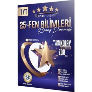 TYT Fen Bilimleri Yıldızlar Yarışıyor 25'li Branş Denemesi Bilgi Sarmal Yayınları