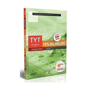 TYT Fen Bilimleri Yirmili Deneme Sınavları 25x20 Kollektif Fdd Yayınları
