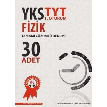 TYT Fizik Tamamı Çözümlü 30 lu Deneme Zafer Yayınları