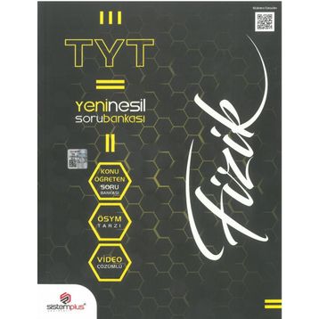 TYT Fizik Yeni Nesil Soru Bankası-Sistemplus Yayınları