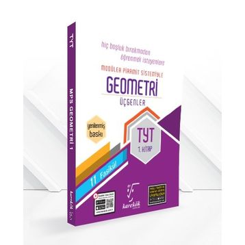 TYT Geometri Üçgenler 1. Kitap MPS Karekök Yayınları