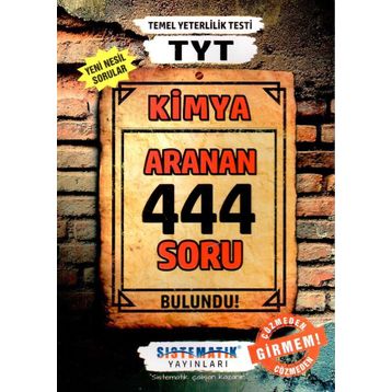 TYT Kimya 444 Aranan Soru Sistematik Yayınları