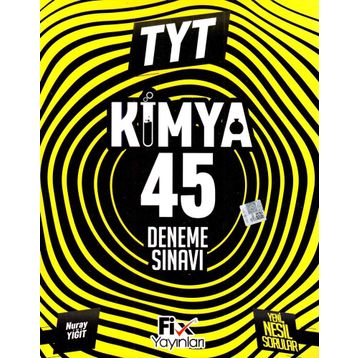 TYT Kimya 45 Denemeleri Fix Yayınları