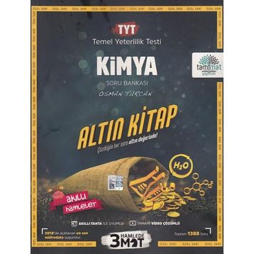 TYT Kimya Altın Kitap Tamamı Video Çözümlü Soru Bankası Tammat Yayınları