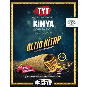 TYT Kimya Altın Kitap Tamamı Video Çözümlü Soru Bankası Tammat Yayınları