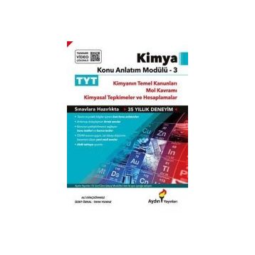 TYT Kimya Konu Anlatım Modülü 3 - Aydın Yayınları