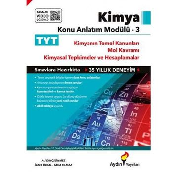 TYT Kimya Konu Anlatım Modülü 3 - Aydın Yayınları