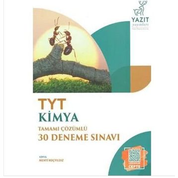 TYT Kimya Tamamı Çözümlü 30 Deneme Yazıt Yayınları