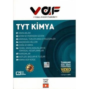 TYT Kimya VAF Serisi-Çap Yayınları