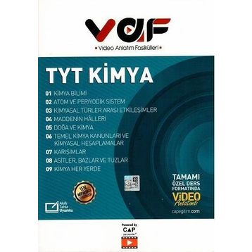 TYT Kimya VAF Serisi-Çap Yayınları