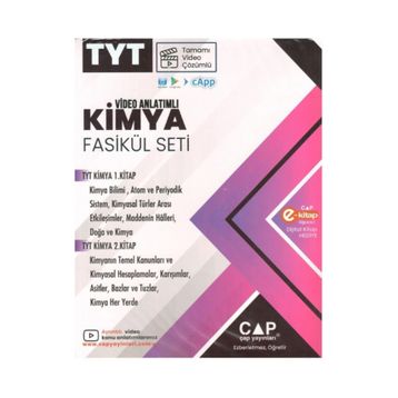 TYT Kimya Video Anlatımlı Fasikül Seti Çap Yayınları