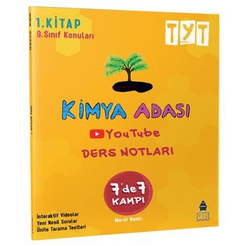 TYT Kimya Youtube Ders Notları 1. Kitap - Kimya Adası Yayınları