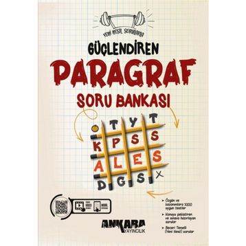 TYT-KPSS-ALES-DGS Paragraf Güçlendiren Soru Bankası Ankara Yayıncılık