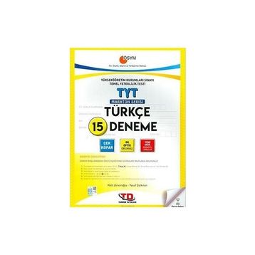 TYT Maraton Serisi Türkçe 15 Deneme Tandem Yayınları