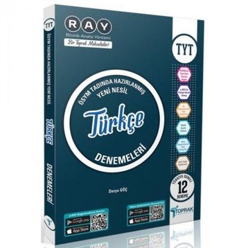 TYT Matematik Ray 12'li Denemeleri-Toprak Yayınları - 2021 Yeni + TYT Türkçe 10 Deneme-Azza Yayınları