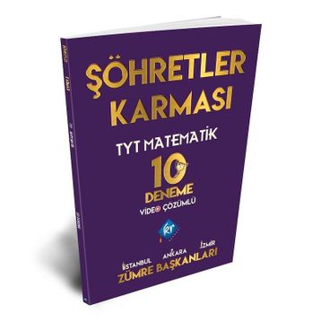 TYT Matematik Şöhretler Karması Video Çözümlü 10 Deneme-KR Akademi