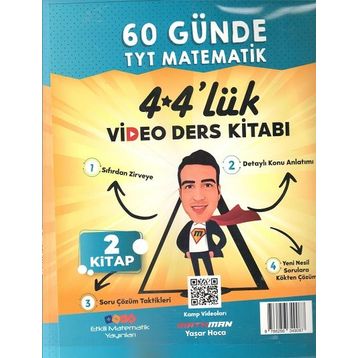 TYT Matematik Soru Bankası ve 60 Günde TYT Matematik Video Ders Kitabı Etkili Matematik Yayınları