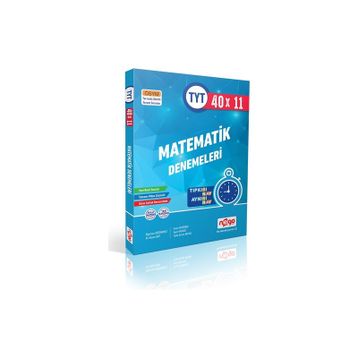 TYT Matematik Tamamı Video Çözümlü 40x11 Deneme Nego Yayınları
