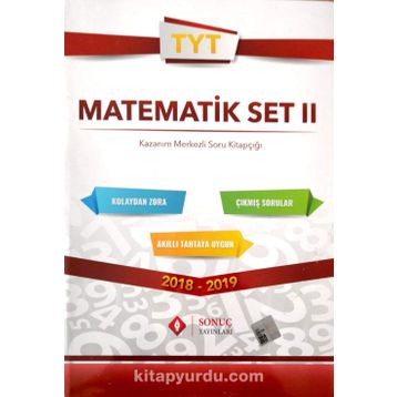 TYT Matematik ve Farklı Sistem TYT Matematik Soru Bankası 2 Kitap Set-Çöz Kazan Yayınları