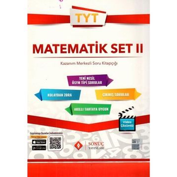 TYT Matematik ve Farklı Sistem TYT Matematik Soru Bankası 2 Kitap Set-Çöz Kazan Yayınları