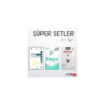 TYT Palme Kimya Üç Dört Beş Fizik Limit Biyoloji Soru Bankası 3 Kitap Set