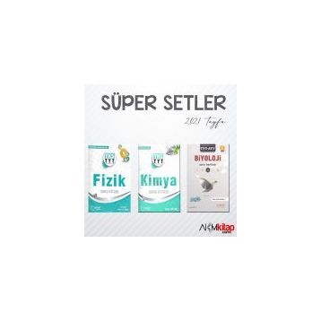 TYT Palme Kimya Üç Dört Beş Fizik Limit Biyoloji Soru Bankası 3 Kitap Set