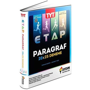 TYT Paragraf ETAP 20x25 Deneme - Aydın Yayınları