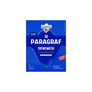 TYT Paragraf Iceberg 12 Deneme - Okyanus Yayınları