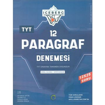 TYT Paragraf Iceberg 12 Deneme - Okyanus Yayınları