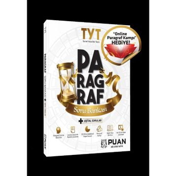 TYT Paragraf Soru Bankası Kamp Hediyeli Dijital Sorular Puan Yayınları