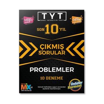 TYT Problemler Çıkmış Sorular Tıpkı Basım 10 Deneme Ünlüler Karması