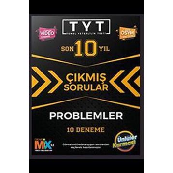 TYT Problemler Çıkmış Sorular Tıpkı Basım 10 Deneme Ünlüler Karması