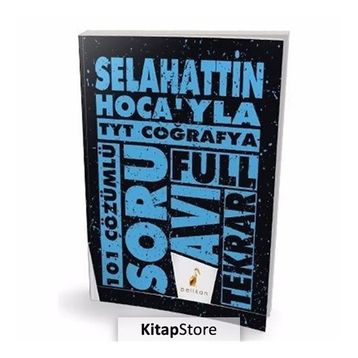 TYT Selahattin Hocayla Coğrafya Soru Avı 101 Çözümlü Soru Pelikan Yayınları