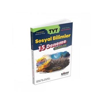 TYT Sosyal Bilimler 15 Deneme - Miray Yayınları