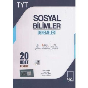 TYT Sosyal Bilimler 20 Denemeleri-YZ Yayınları