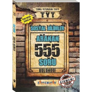 TYT Sosyal Bilimler 555 Aranan Soru Sistematik Yayınları