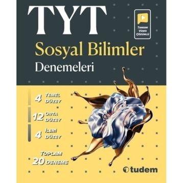 TYT Sosyal Bilimler Denemeleri - Tudem Yayınları